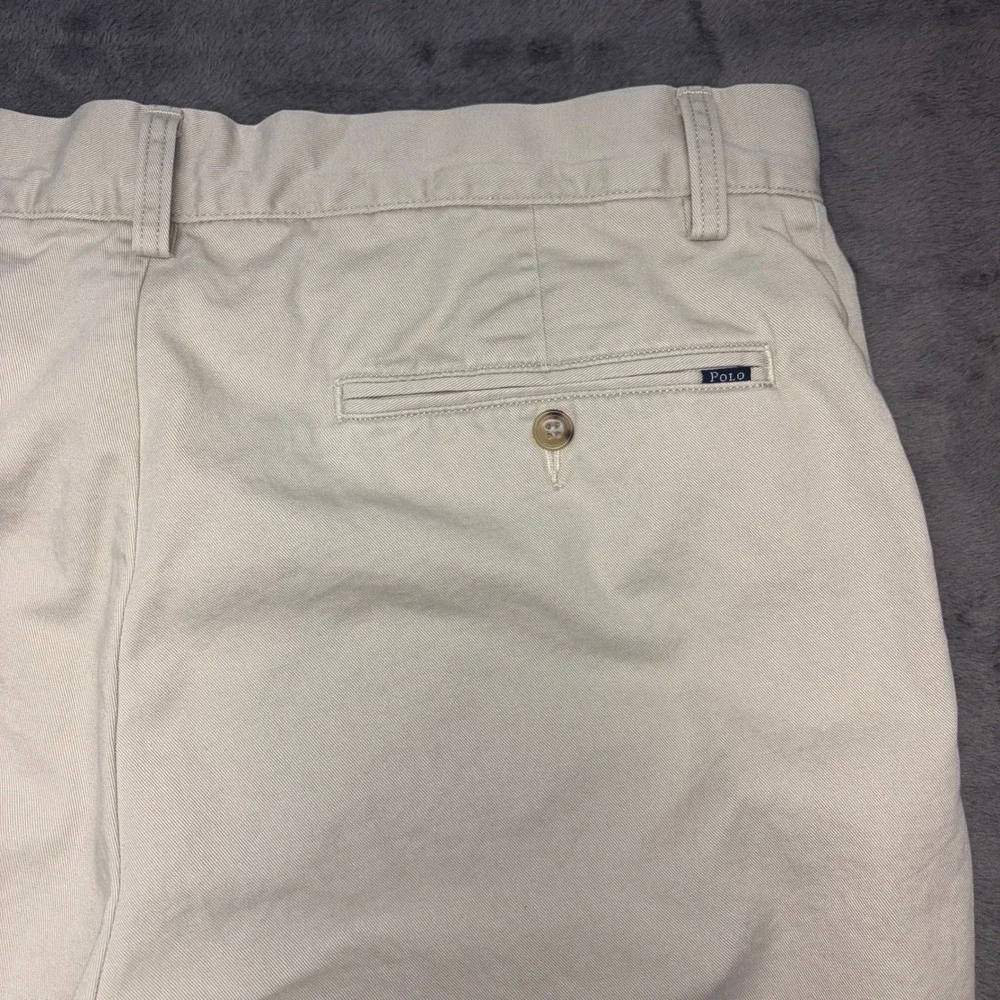 Polo Ralph Lauren Pants Mens 32 Tan Classic Fit Chinos Khaki Cotton Straight Leg
